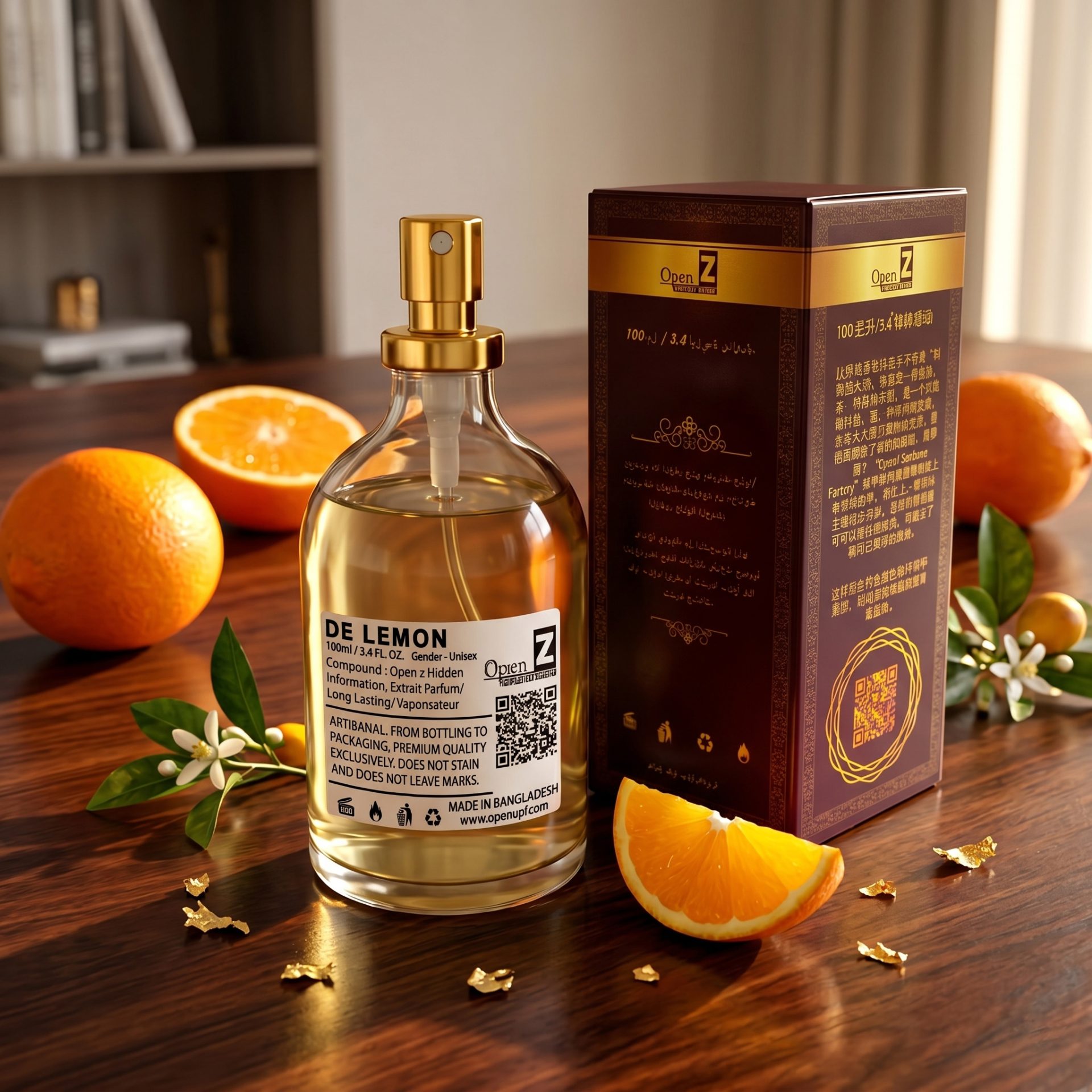 DE Lemon Perfume 100ML-3 DE Lemon Perfume 100ML - Image 1